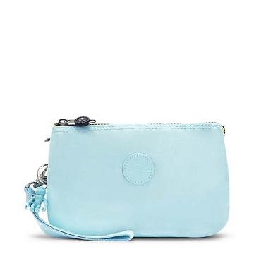 Kipling Creativity Extra Large Fashion Wristlet Handbag Meadow Blue | AU 1259DF